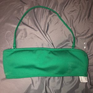 Green Bandeau Bikini Top Size: Medium